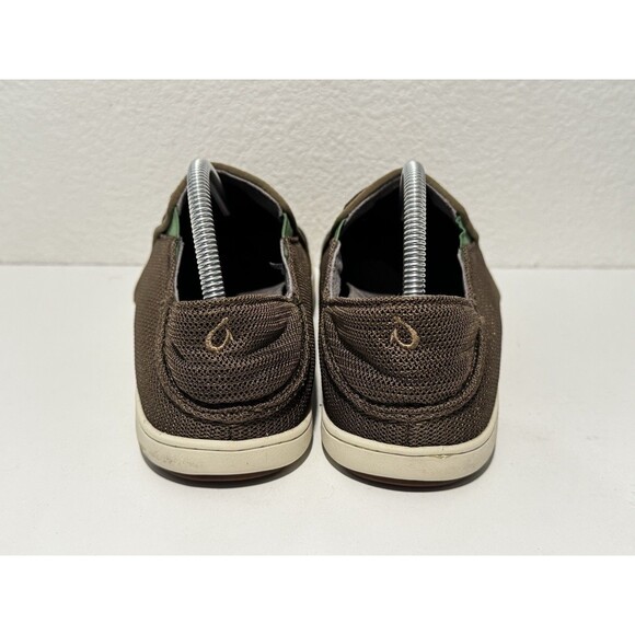 OLUKAI Mens Nohea Mesh Slip On Shoe Sz 9 Gray Convertible Boat Loafer Sneaker main image 4